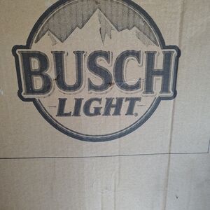 Busch Light Cardboard Box